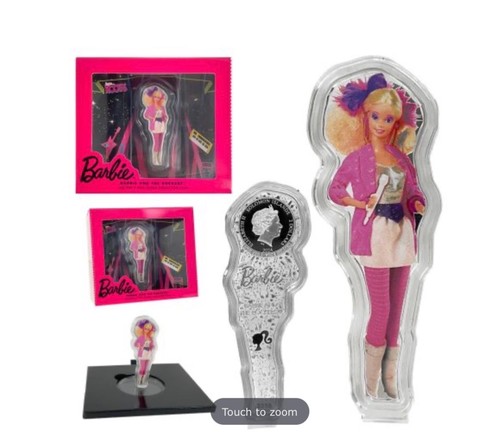 2024 Pamp Barbie & The Rockers 1 oz Silver Pamp $2 Coin 2nd In Series