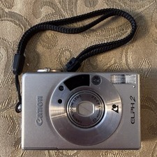 Canon Elph 2 w/Manuel Film Camera TESTED Works VERY GOOD