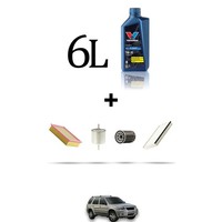 Hoffcar Servicekit 4 Filter Und 6L ÖL FüR Ford Maverick II 3.0 24V 145Kw Ab