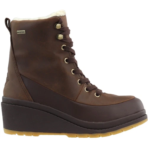 Muck Boot Liberty imperméable Alpine Supreme Shearling Wedge femmes marron décontracté