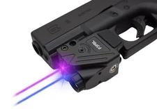 700 Lumens Tactical Flashlight Laser Light Combo Glock M-Rail Strobe & Dual Beam