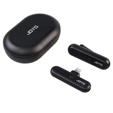 JOYO 2.4G Wireless Live Streaming Microphone System Rechargeable Lightning Port