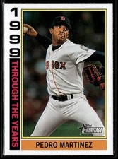 2025 Topps Heritage Through the Years Pedro Martinez Red Sox #TTY-14