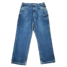 Vintage FUBU The Collection Jeans Men's 38x32 Circa XC11 Baggy Carpenter Y2K