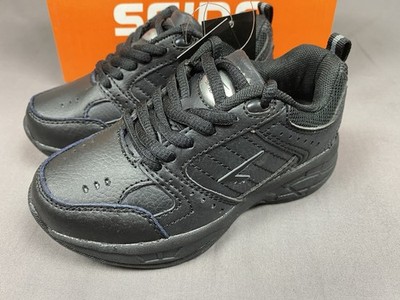 Sfida Defy Junior Kids Leather Shoes Unisex US 10 Black Sneakers Athletic