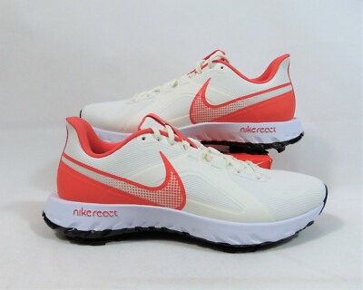 Nike React Infinity Pro Sail & Magic Ember Golf Shoes Sz 10 NEW CT6620 104