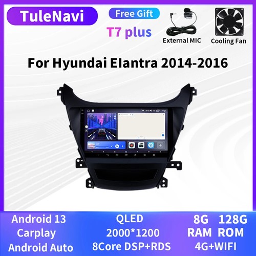 For Hyundai Elantra Avante I35 CarPlay Car Radio Multimedia Player GPS Head Unit - Picture 38 of 40
