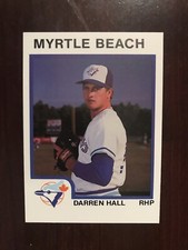 1987 Procards #1438 - Darren Hall - Myrtle Beach Blue Jays
