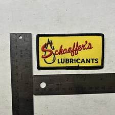 Vintage Schaeffer’s Lubricants 4 Inch Patch, New Old Stock