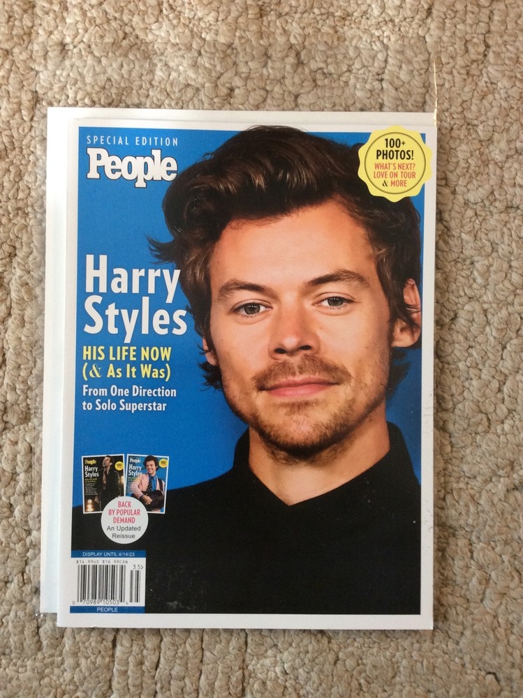HARRY STYLES Special Edition People Magazine 2023 His Life Now &Before superstar