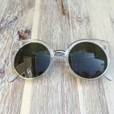 Large Cat Eye Round Circle China Doll Celebrity Designer Big Sunglasses 6734 NEW