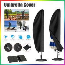 Heavy Duty Banana Parasol Cover Cantilever Umbrella Outdoor Patio Garden S/M/L
