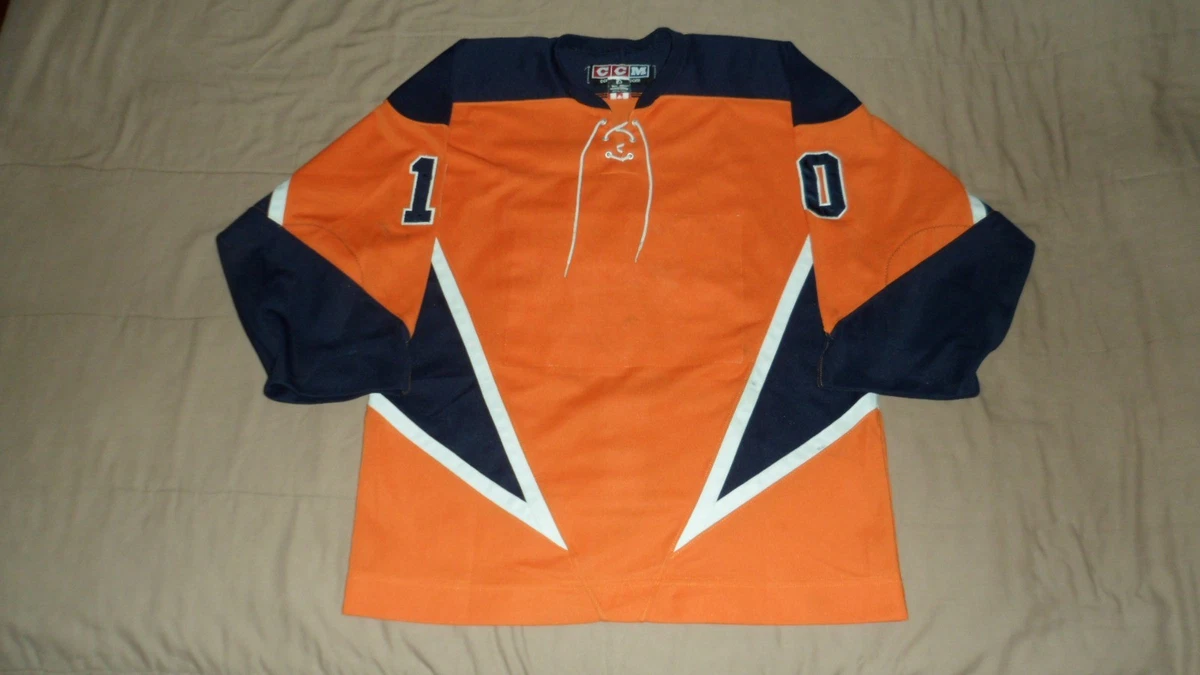 New York Islanders Orange Alternate #10 CCM Fight Strap NHL Hockey Jersey  52