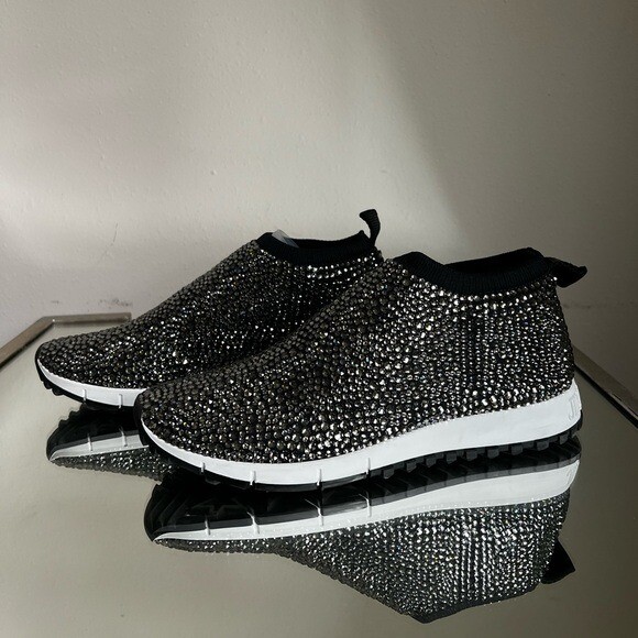 JIMMY CHOO スニーカー NORWAY ファー ニット 美品 37 JIMMY CHOO スニーカー NORWAY ファー ニット 美品 37 - メルカリ