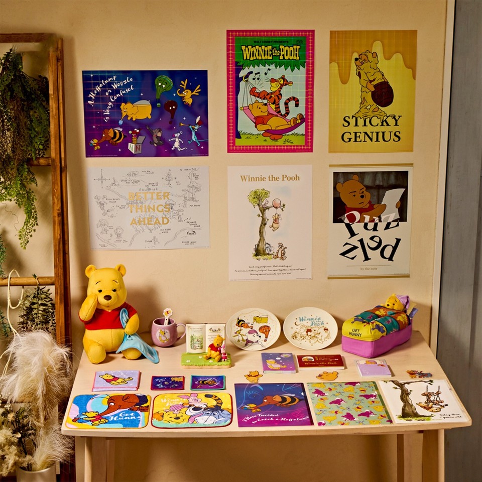 Ichiban Kuji Winnie the Pooh Colorful Dreams B Prize Sleepy Plush Toy