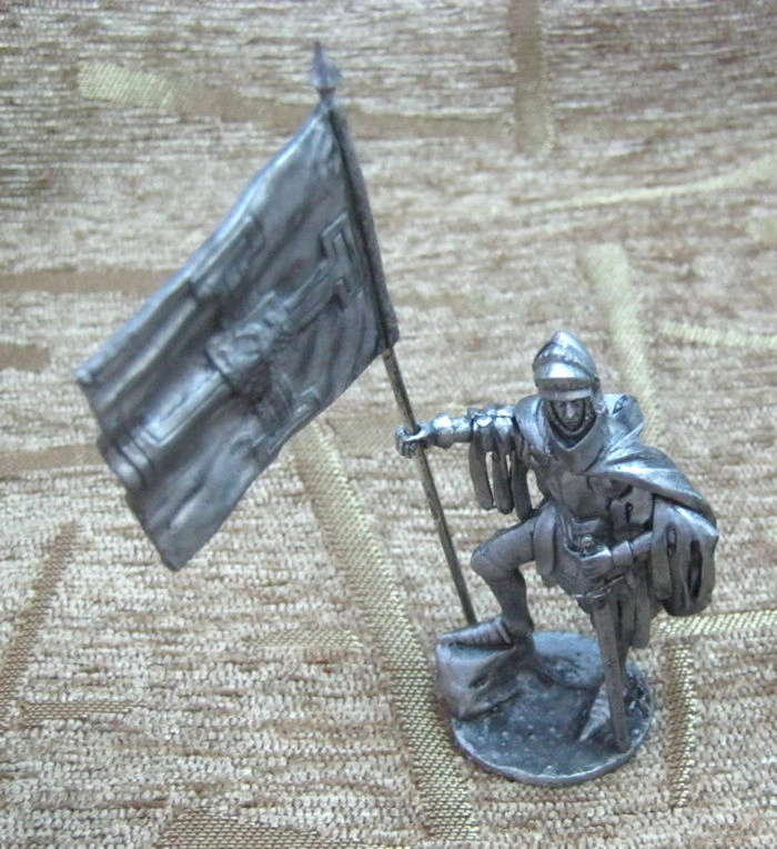 Caballeros Teutónicos Siglo XV Estatuilla Metal Estaño Juguete Soldado Modelo 1:32 54mm Foto 4 de 4