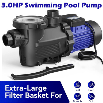 IMeshbean 3/4 HP Above Ground Pool Pump With Strainer – 1.5in NPT, 46 GPM Flow, Energy Efficient