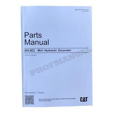 Caterpillar Cat 303.5E2 Mini Hydraulic Excavator Parts Catalog Manual
