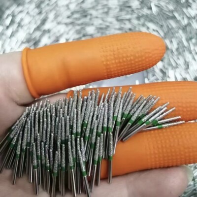 100 Stk High Quality Coarse Grit Diamond Burs FG Dia. 1.6mm für Dental Handst.