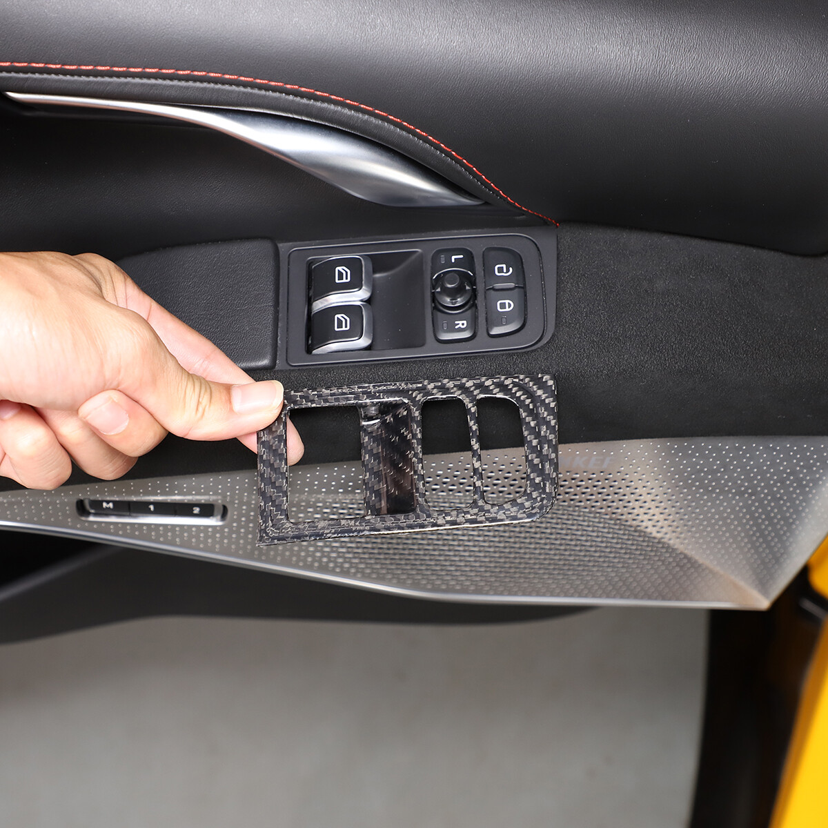 Real Carbon Door Window Lift Switch Cover Trim For Lotus Emira GT4 2023-2025 US