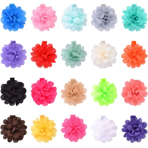 20 Pcs Flower Hairpin Little Girl Barrettes for Baby Girls Child - Picture 9 of 10