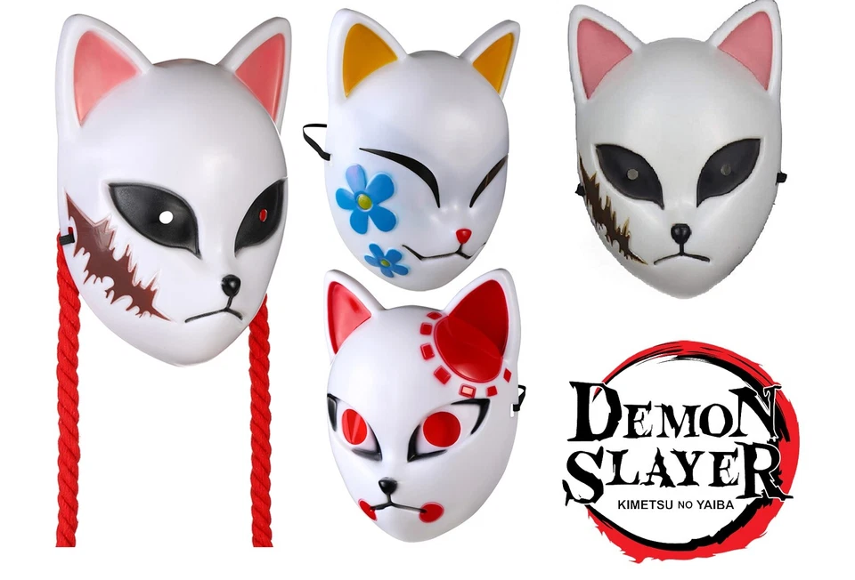 SENZA MARCA GENERICO CARNEVALE HALLOWEEN MASCHERA DEMON SLAYER KIMETSU NO YAIBA MASK TANJIRO