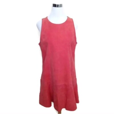 knee length dresses for ladies Balenciaga Grey Leather Tank Dress