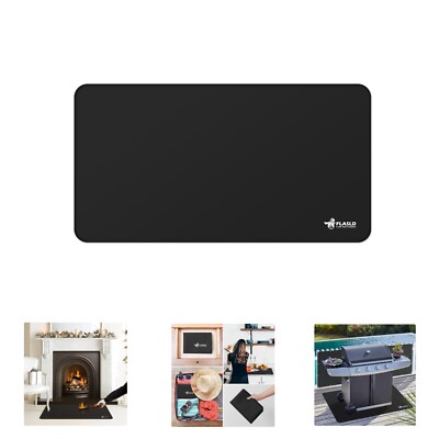 Waterproof Fireproof Grill Mat - Durable & Multi-Use Patio Protector 24x42