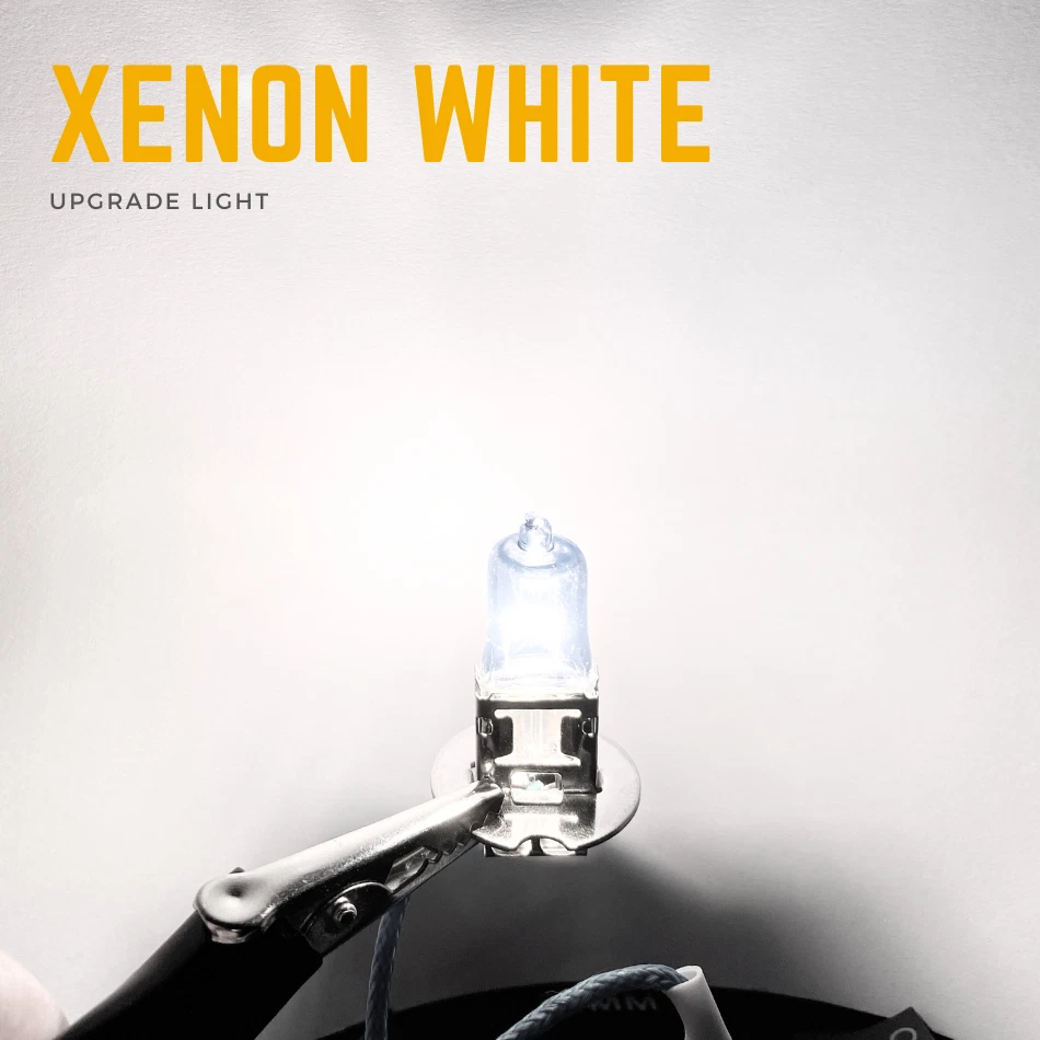 H3 Xenon White Bulb 100W Halogen Hid Headlight Headlamp 453 Fog Light Car Bulbs - Image 3 of 4