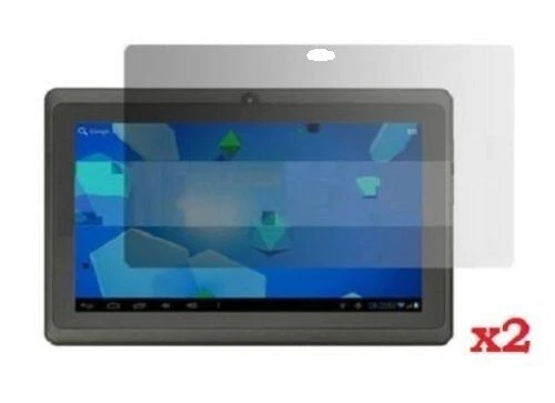 2 x Full 7" INCH SCREEN PROTECTOR FOR A13 A23 ALLWINNER ANDROID TABLET PC