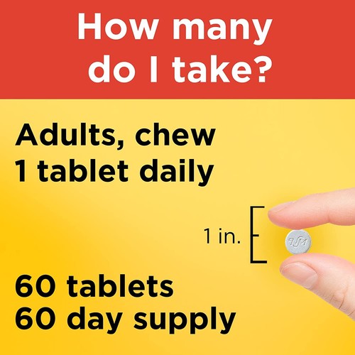 Nature Made Chewable Vitamin C Orange 500 mg , 60 Chewable Tablets - Picture 6 of 10