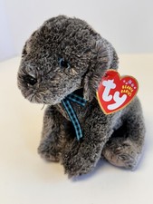 Ty Beanie Babies FRISBEE the Weimaraner Dog Plush Toy- MINT with MINT TAGS