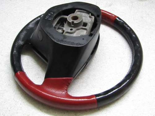 2003 2008 JDM MAZDA RX8 SE3P RED BLACK LEATHER STEERING WHEEL RARE ITEM OEM - Picture 10 of 12