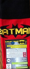 3 Pair DC Comics Warner Brothers Mens Batman Socks NWT Size 9.5-12