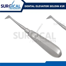 Dental Elevator Seldin #1R Surgical Denture Instruments Stainless German Grade