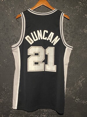 VTG Nike San Antonio Spurs Tim Duncan #21 Jersey Size Large | eBay