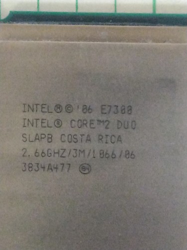 Intel Core 2 Duo E7300 SLAPB CPU @ 2.66GHz LGA775 - Picture 1 of 3