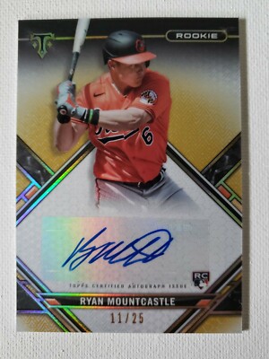 2021 Triple Threads Ryan Mountcastle Gold Rookie Auto 11/25
