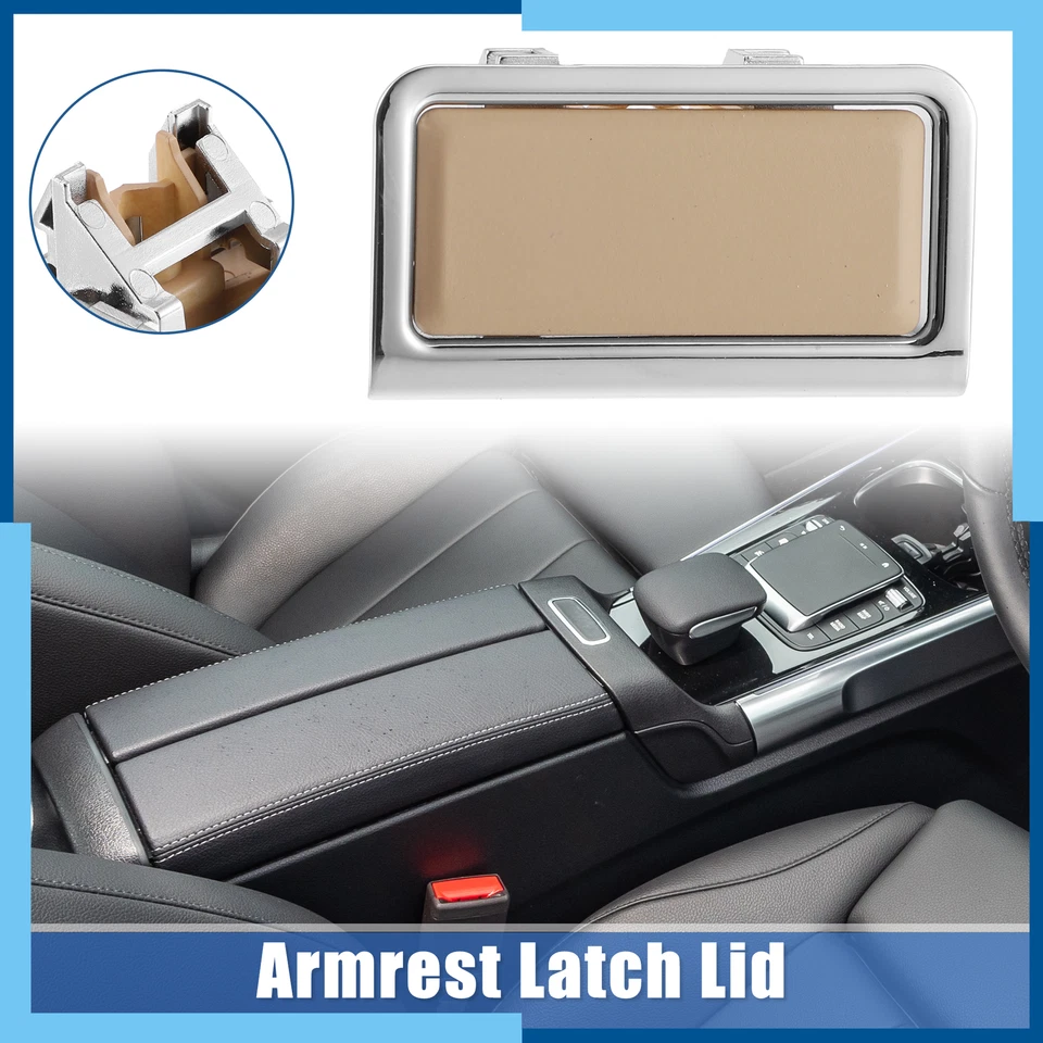 Pacote com (1) interruptor de botão caixa apoio de braço central para Mercedes-Benz W221 Classe S bege - Imagem 2 de 4