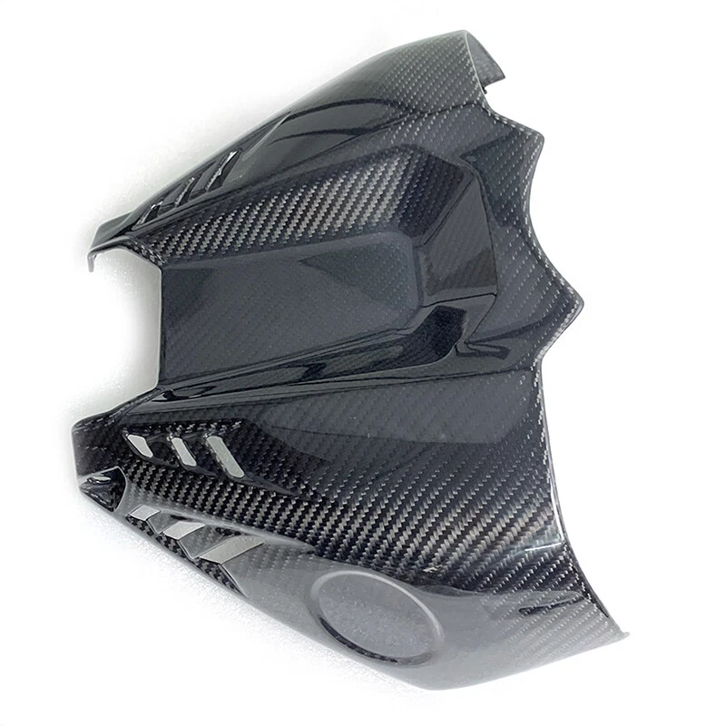 Cubierta de tanque de combustible de carbono para motocicleta Honda CBR1000RR 2020 2021 borde de carenado Foto 4 de 4