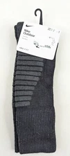Nike Outdoor Wool Blend Crew Socks – Grey/Black FD8472-010 Men 8-12 Women 10-13