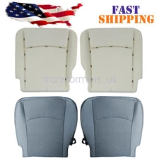 FITS 2013-2018 Dodge Ram Driver & Passenger Bottom Seat Cover & Foam Cushion