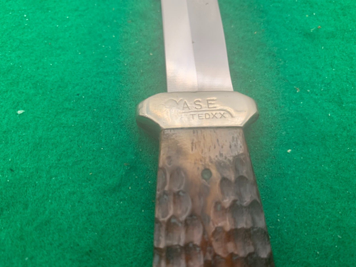 💯1920-1940 CASE TESTED XX PERFECT BONE STAG scarce Vintage Hunt Knife - Picture 9 of 14