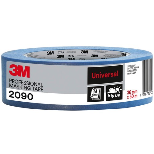 3M Professional Masking Tape - Water & UV Resistant Multi Surface Paint Protect - Picture 5 of 9