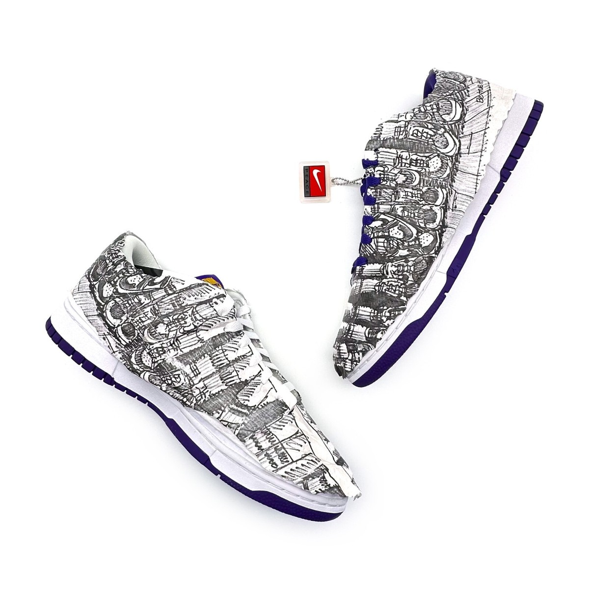DJ4636-100 Nike Dunk Low Made You Look Flip The Old School DJ4636-100 Nike Dunk Low Made You Look Flip The Old School