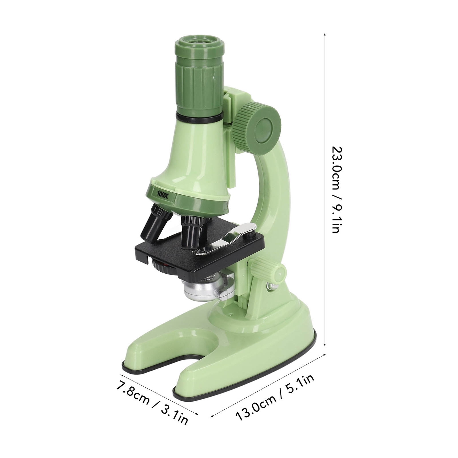 (Green)Microscope Toy Educational Kids Microscope Toy Enrich Knowledge For - Picture 10 of 12
