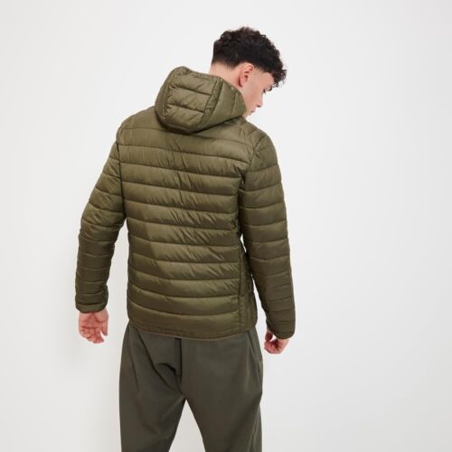Ellesse Lombardy Khaki Green Puffer Jacket Size Large Hooded Brand New with Tags - Picture 10 of 10