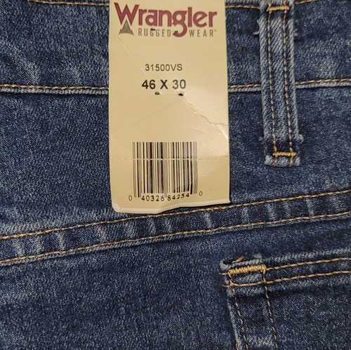 Wrangler Regular Straight Rugged Wear Advance Comfort Jeans Mens Size 46x30 NWT - Picture 9 of 10