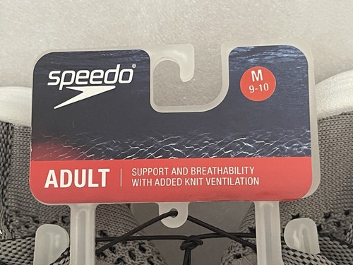 NEW Speedo Adult Men M Medium (9-10) Surf Strider Water Shoes Heather Grey - Picture 3 of 5