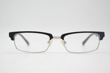 Eyeglasses FIELMANN OU 13 black silver square glasses frames eyeglasses New